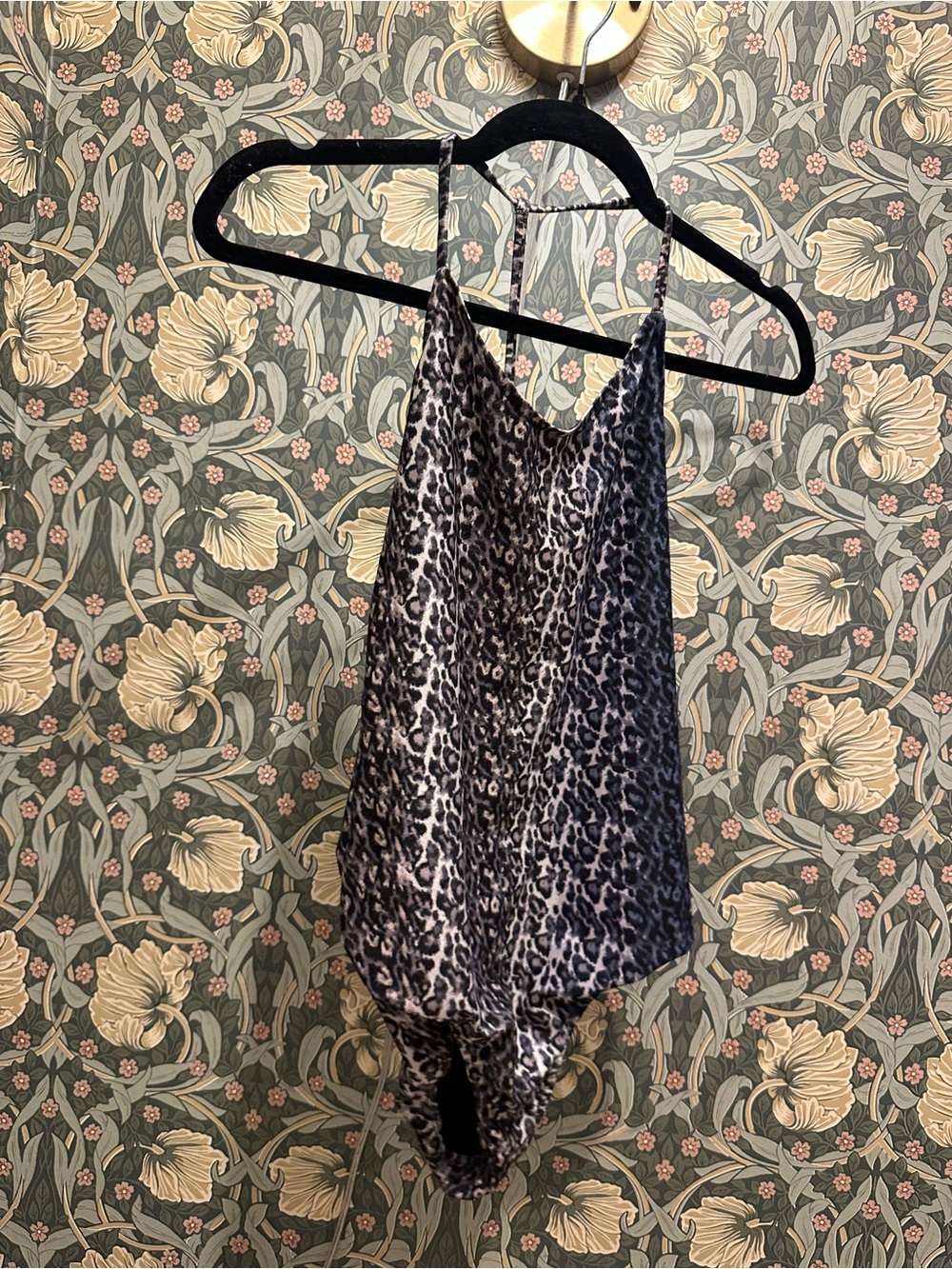 All Saints Swim One Piece Leopard Gray